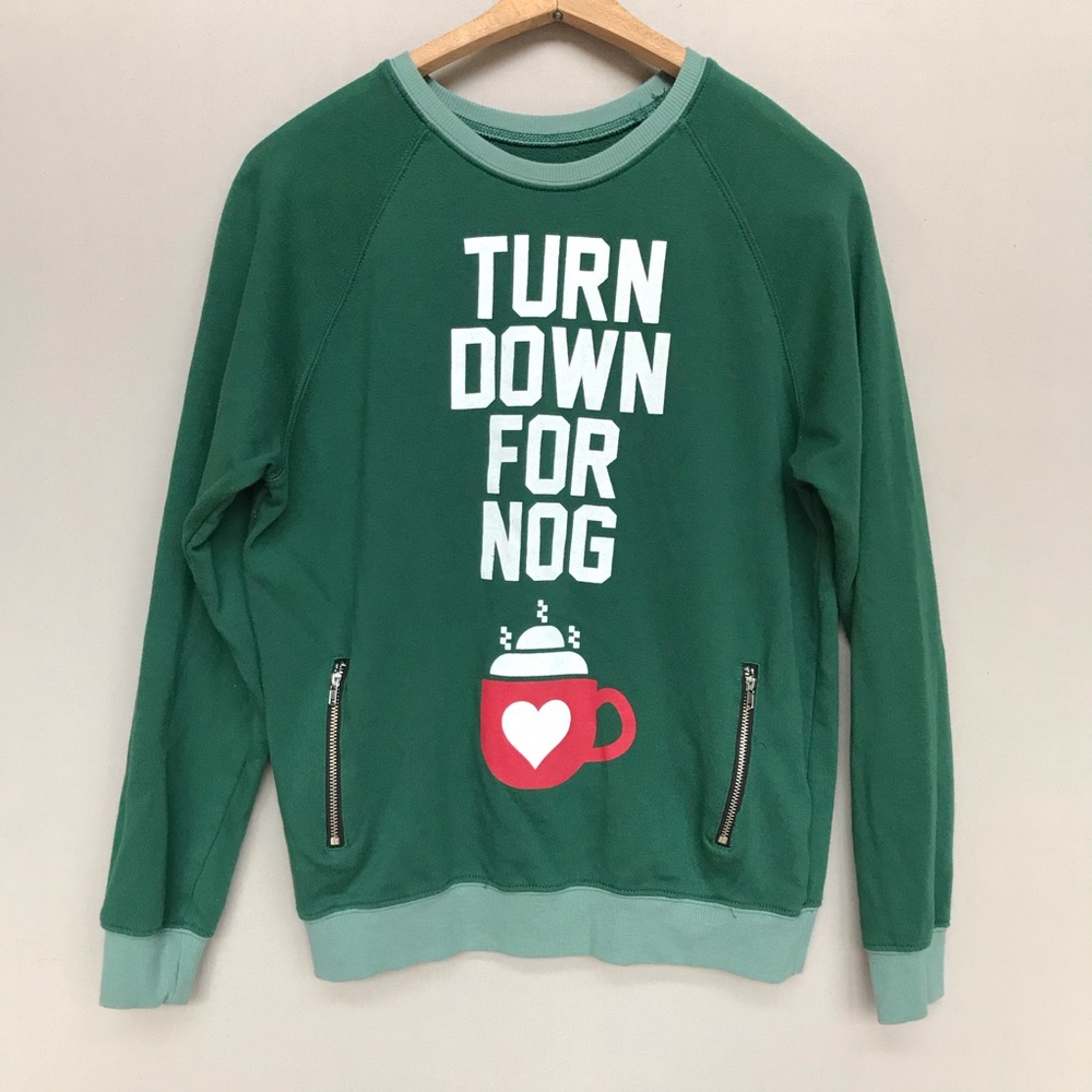 Christmas Sweater, Sweatshirt, Eggnog, Ugly Party